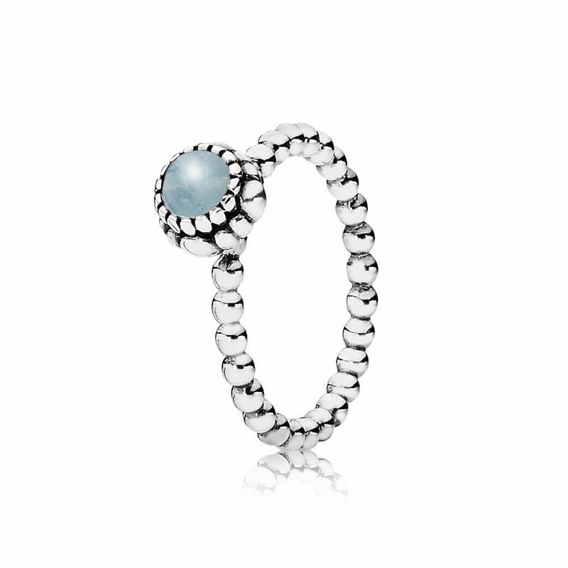 Pandora Birthday Blooms Ring March NZ, Sterling Silver (867103-PAW)